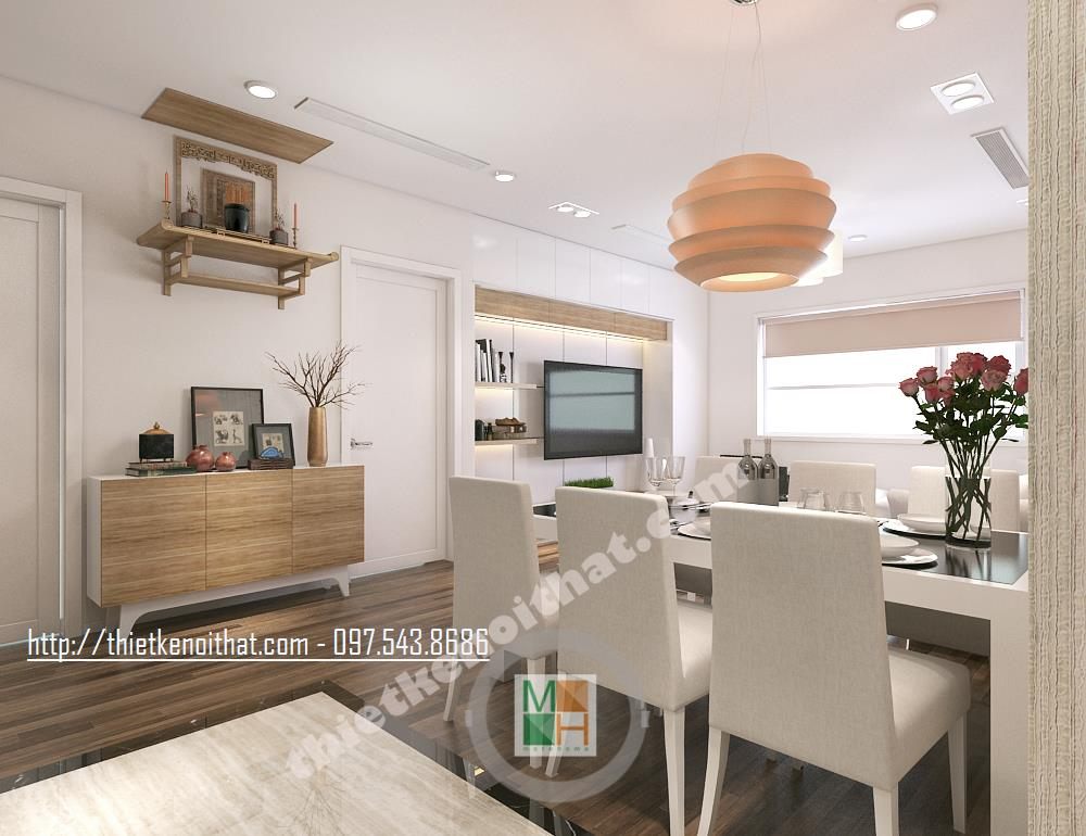 Bàn thờ treo tường hiện đại - mẫu 18